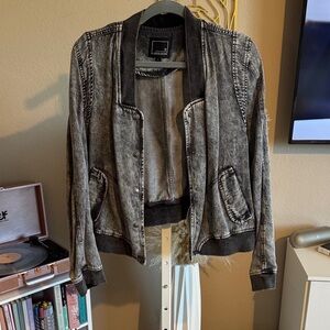 Lily and Lottie Stylish Gray Denim Jacket